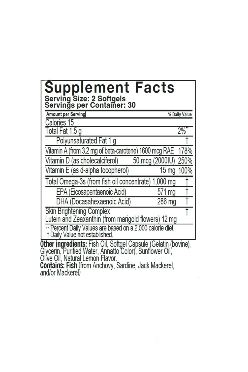 Face Reality Clear Skin Balance Supplement Omea+ Antioxidants