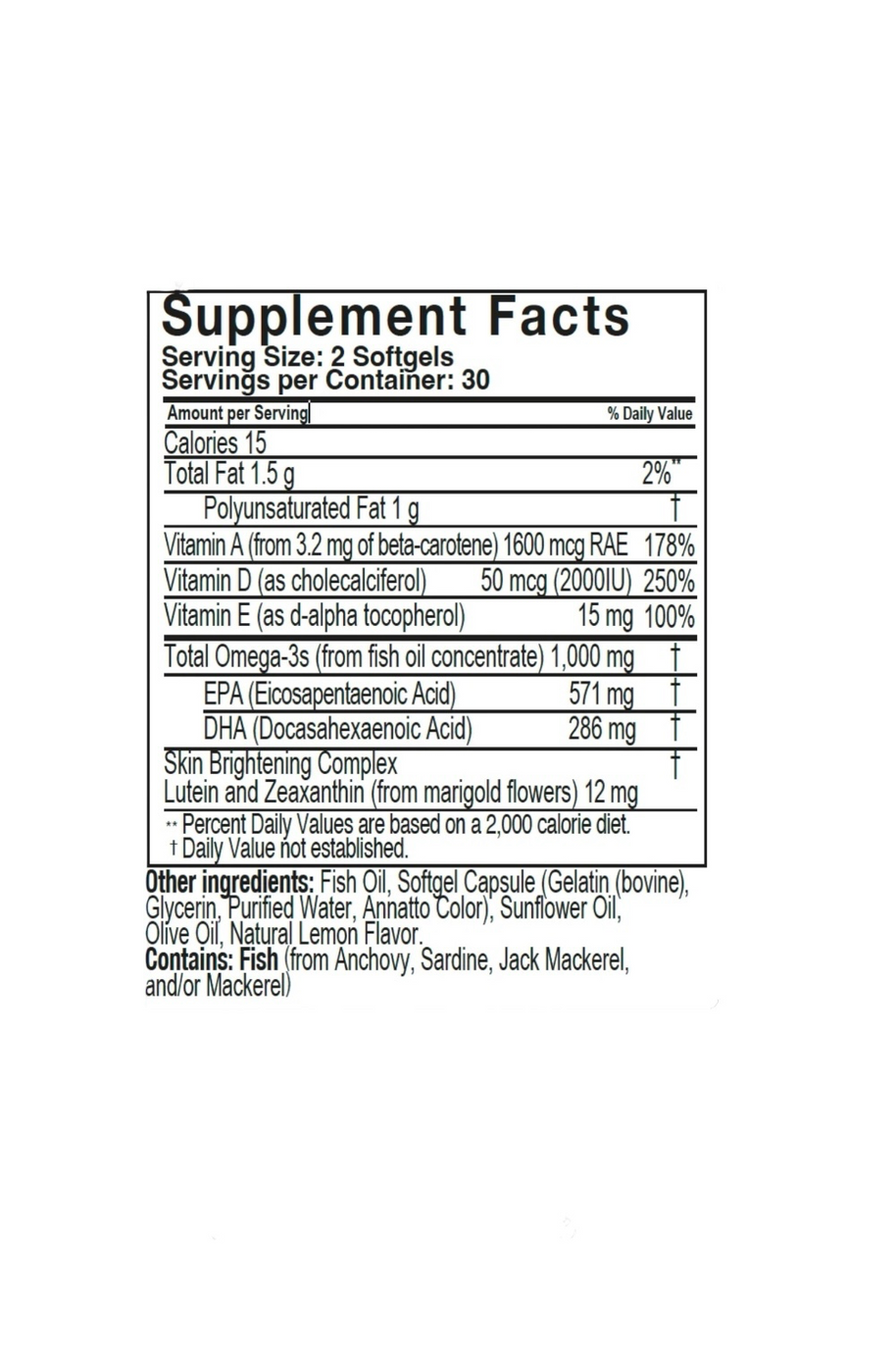 Face Reality Clear Skin Balance Supplement Omea+ Antioxidants